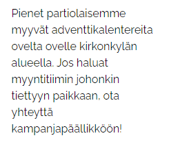 ruutukaappaus adventtikalenteri.fi/myyntipaikat sivulta